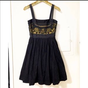 Anthropologie Floreat Cloaked Vista Dress